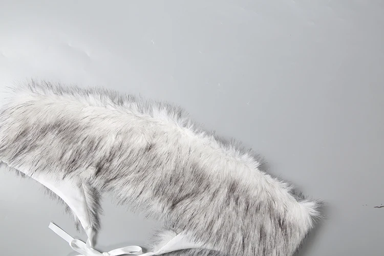 Weird Puss Furs Jacke + Tanktop Damen Oberteile 2-teiliges Set Trend Hottie Metall Hohlkreuz V-Ausschnitt Stretch Mode Street Clubwear – Detail 8