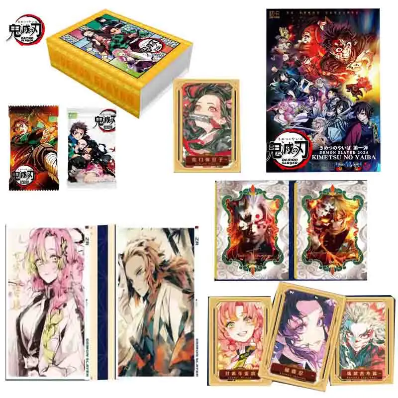 

Demon Slayer Cards Booster Box Board Collection CK Cultural Creativity Rare Anime Playing Party Board Game Toys For Children