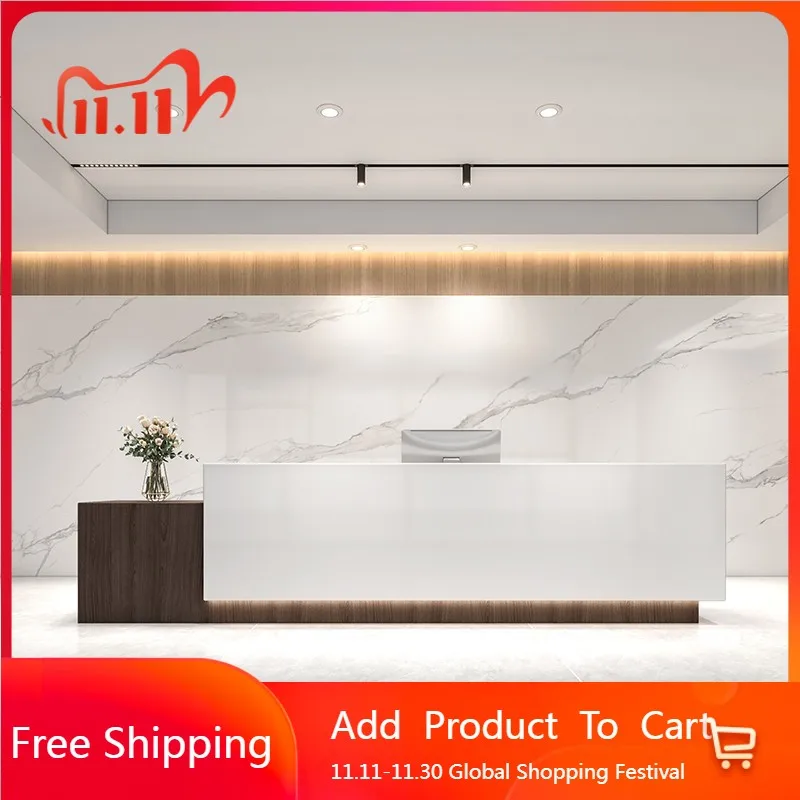 

Restaurant Modern Reception Desks Shop Luxury Beauty Bar Design Organizers Reception Desks Company Bureau Commercial Furniture