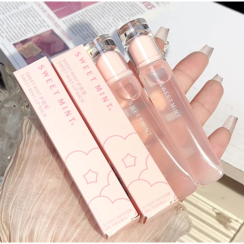 Jelly Plumping Lip Gloss Long Lasting idratante trasparente Lip Oil Water Light Mirror Glitter Liquid Lip trucco coreano