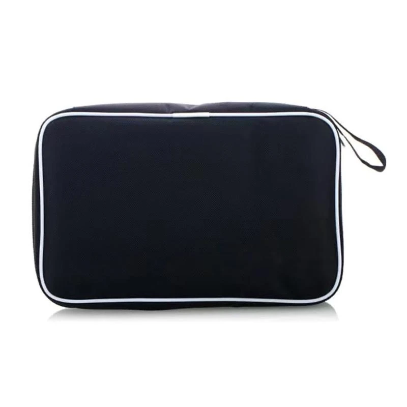 

652F Table Tennis Racket Case Pingpong Bat Carry Bag Cover Hold 2 Paddle Table Tennis Racket Carrying Case for Indoor Outdoor