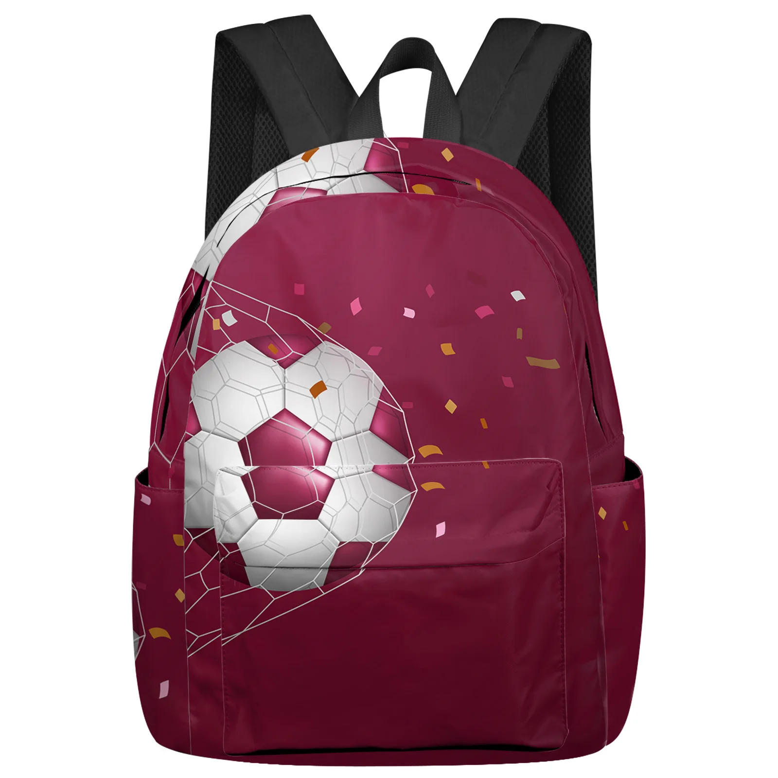 Football Cheers Women Man Backpacks Waterproof Multi-Pocket School Backpack For Student Boys Girls Laptop Book Pack Mochilas