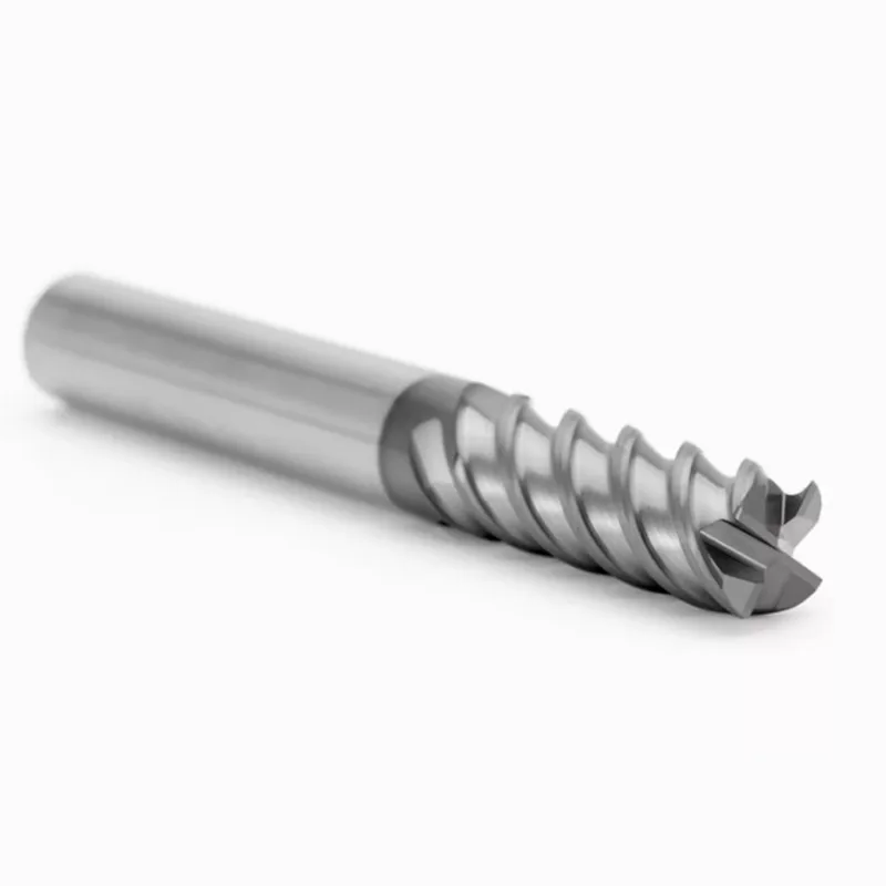 ROMTIC HRC68 rivestimento Nano nero ad alta durezza per materiale temprato fresa a becco tondo 4F fresa a candela per macchine CNC