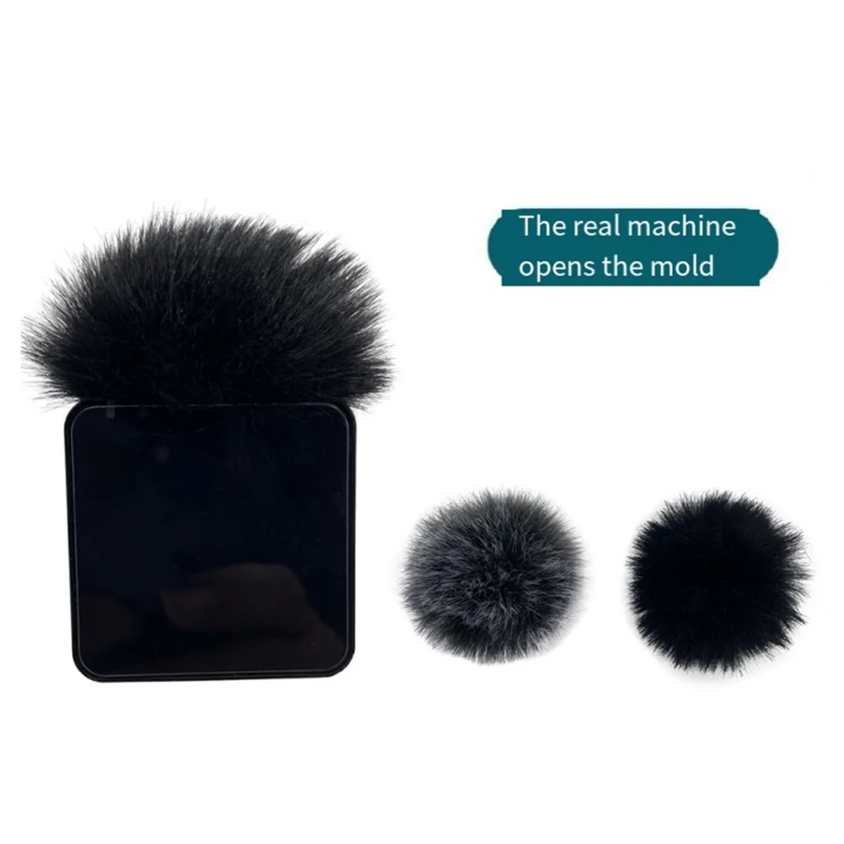 For RODE WIRELESS GOII Microphone Hair Cover RODE GOII Windproof Multifunctional Noise Reduction Microphone Cover,1PCS A
