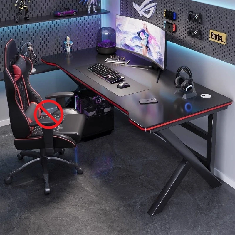 Compact Gaming Computer Desk Integrated Writing Table for Home Dorm Bedroom Student Study Furniture