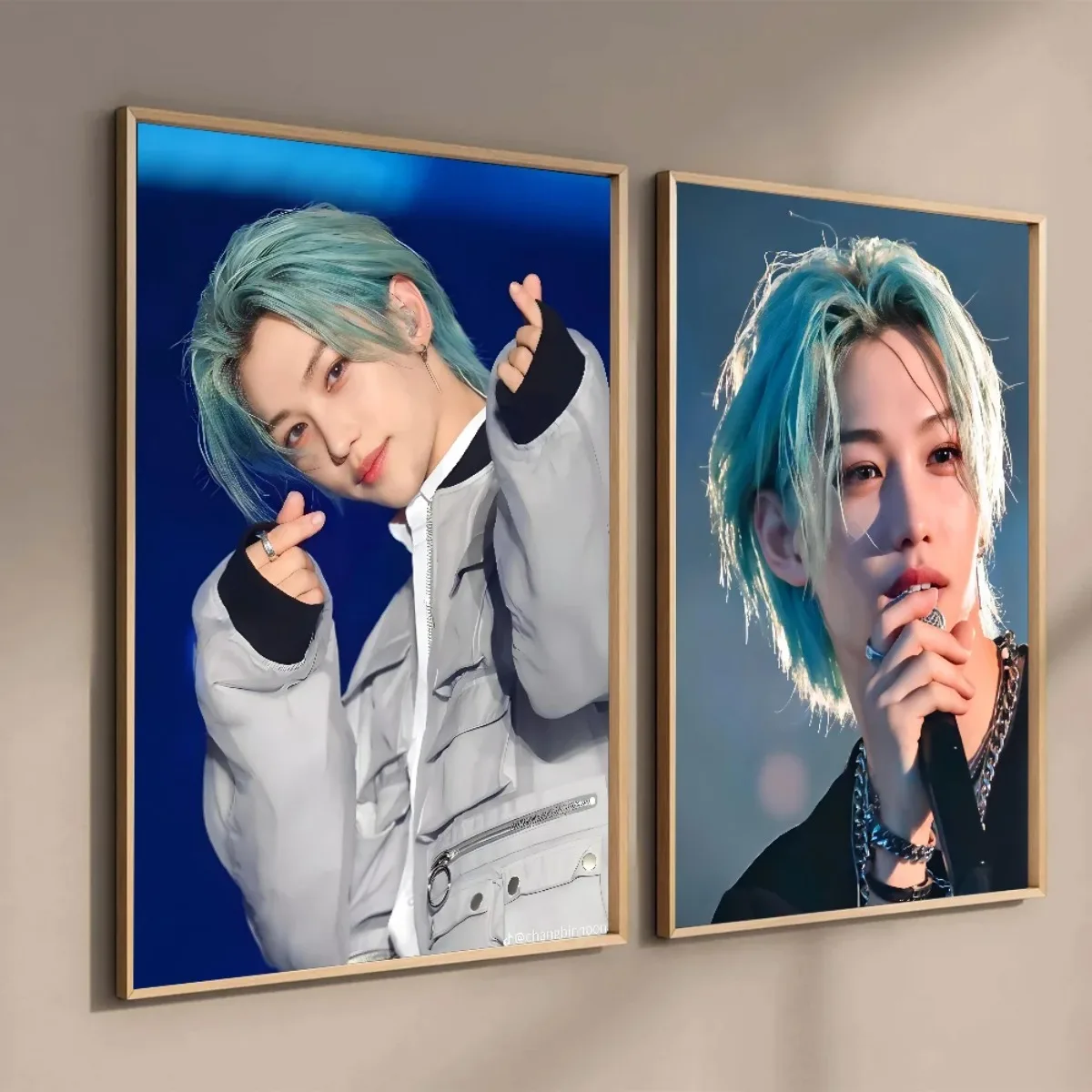 Felix Stray Kids Kpop Poster Paper Print Home Living Room Bedroom Entrance Bar Cafe Art Canvas  Painting Decoration