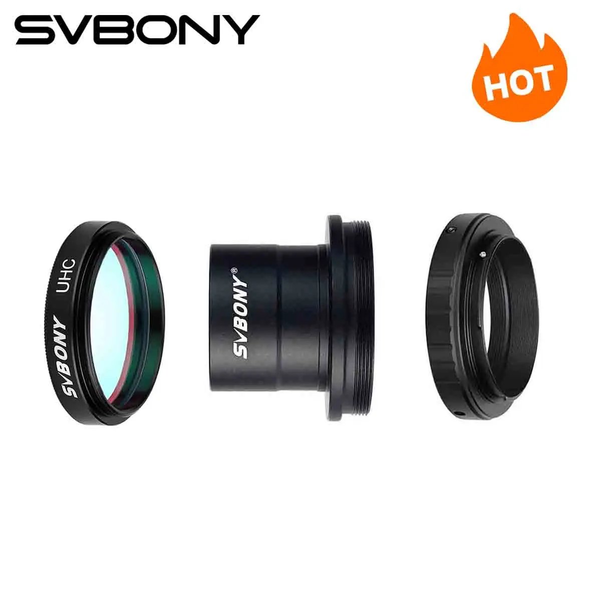 

Фильтр Svbony UHC с переходновым кольцом для камеры, адаптер T для телескопа M42 1,25 дюйма