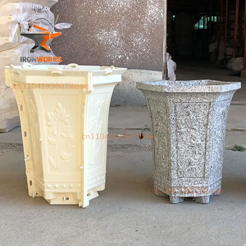 Resin Concrete molds Home Decor DIY Flower Pot Shape molds Hexagonal Flower Pot Making Mold Craft epoxy Planter