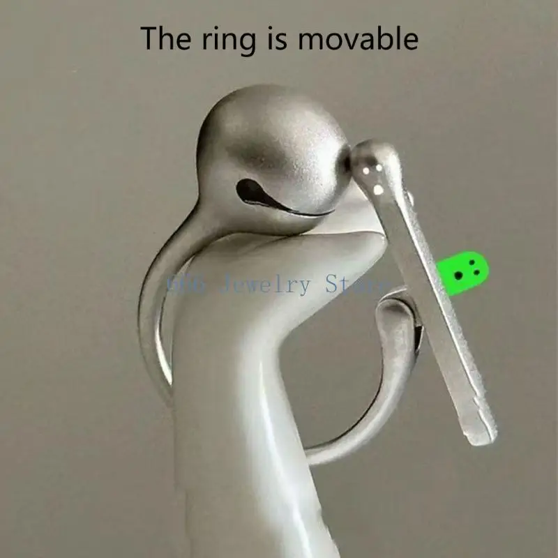 F2TD Multipurpose Muyu Rings Sturdy Alloy Suitable for Various Occasions