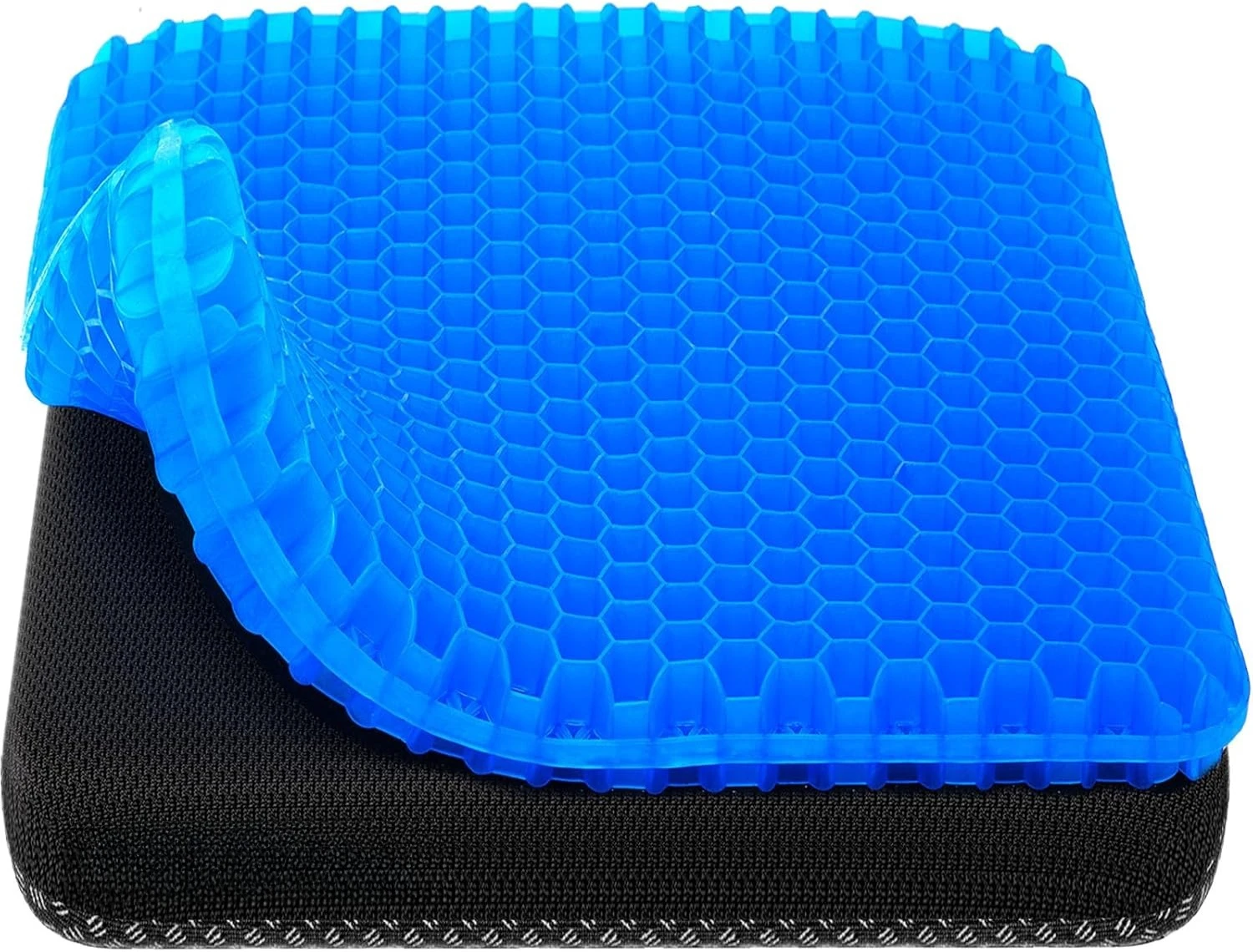 Oversized Thickened Gel Cooling Cushion, Honeycomb Breathable, Hip Relief, Fit Car Office Wheelchair, P D&S, Gift For Car Lovers