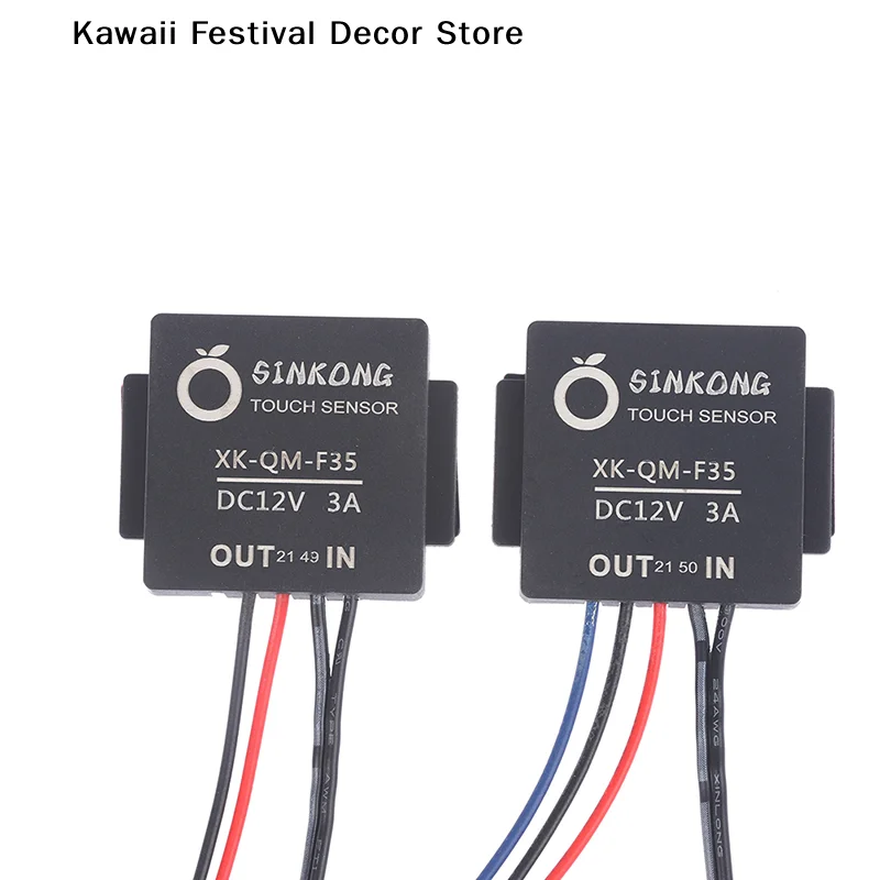DC 5-12V Bathroom Mirror Switch Touch Switch Sensor Stepless LED Inductive Dimming Touch Switch for Led Light Mirror Headlight