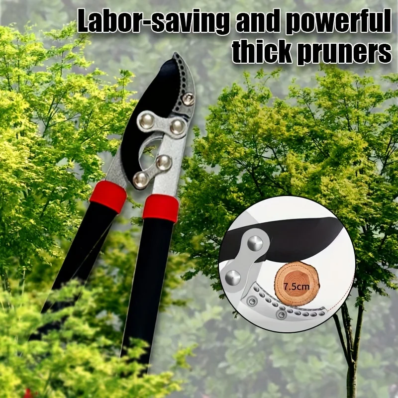 

SK5 Steel Labor‑Saving Ratchet Branch Lopper Heavy Duty Garden Pruning Shears Tree Trimmer for Thick Branches Yard Cutting Tool