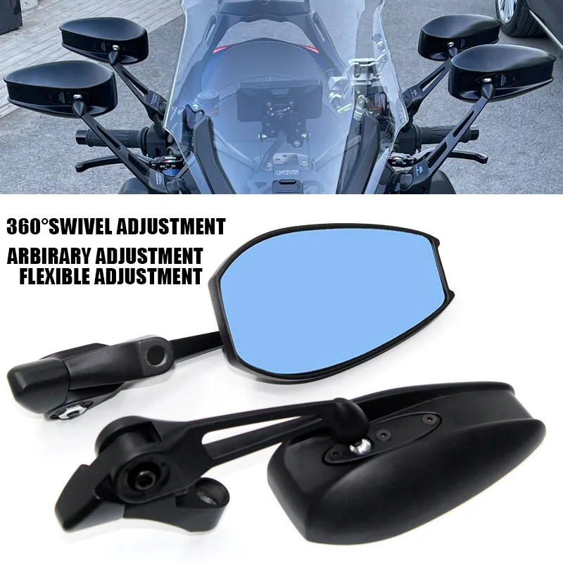 Motorcycle CNC Aluminum Rearview Mirrors Side Mirrors Universal   For BMW S1000XR S1000R R nineT R1200GS R G310R G310GS R1250GS