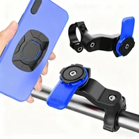 360 °   Support de téléphone universel entièrement réglable et rotatif, antichoc, pour moto et vélo, support de navigation GPS pour tous les smartphones 1