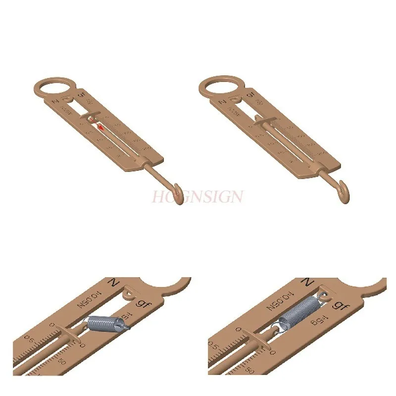 1set fixed pulley, double acting pulley, spring, weighing bracket structure, Pulley group mechanics experimental teaching aid,