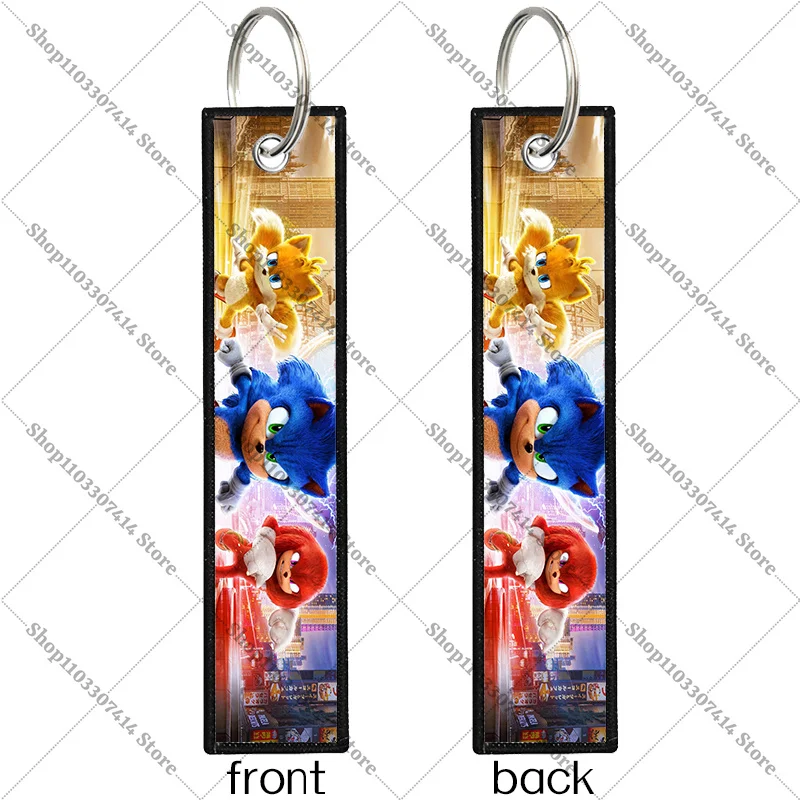 Anime Game Creative Keychain Accessories Cartoon Cute Keyrings Hedgehog Fashion Keyring Backpack Bag Ornament Birthday Gift 2026 - view 6