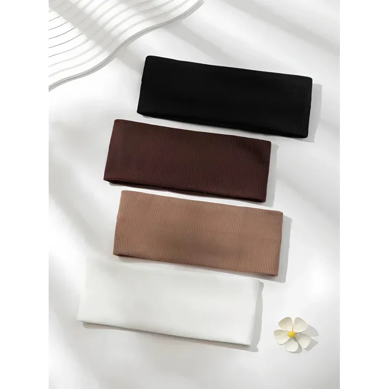 4pc Solid Color Elastic Hair Tie Set, Cute & Stylish