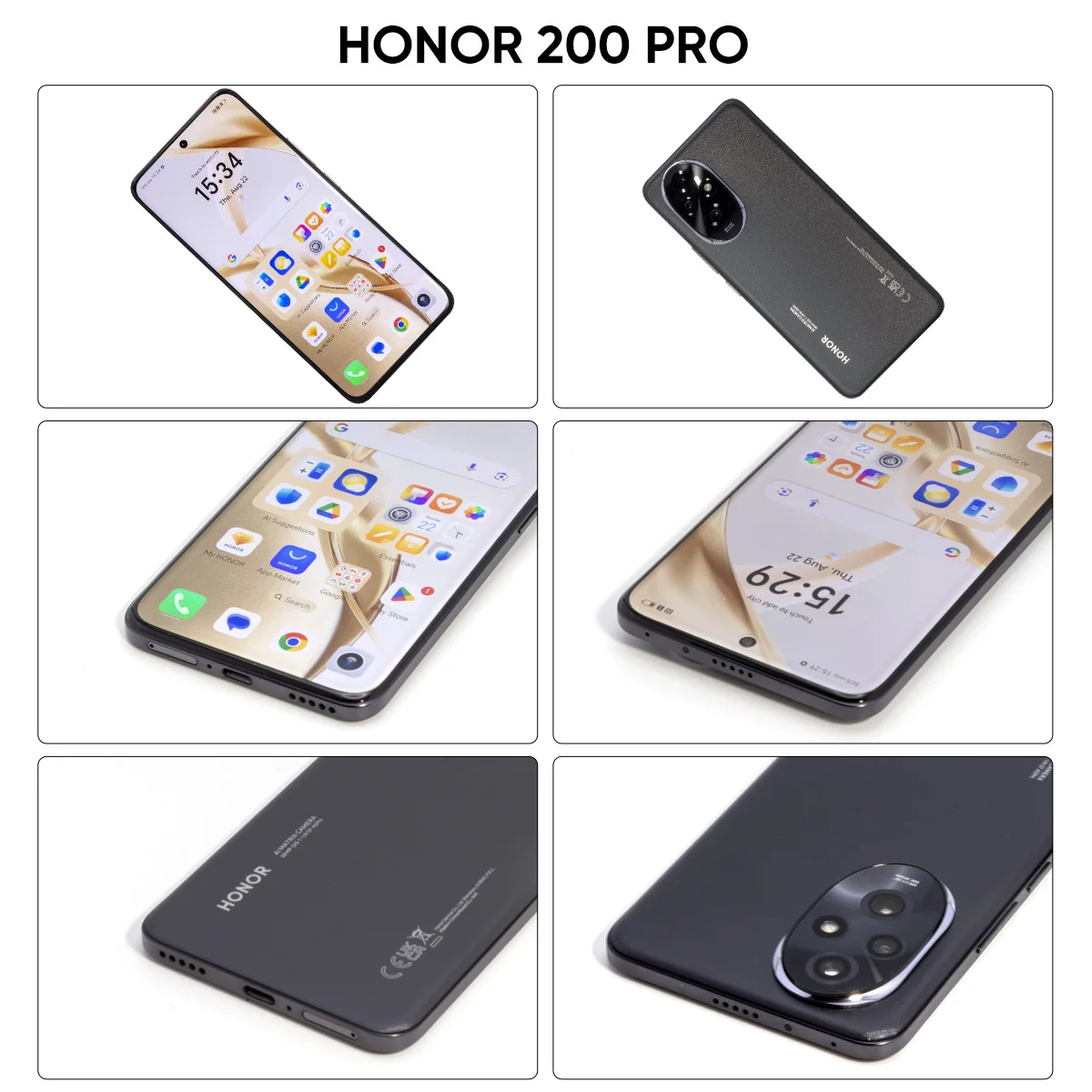 Honor 200 Pro 5G SmartPhone Global Version Snapdragon 8 Gen 3 6.78