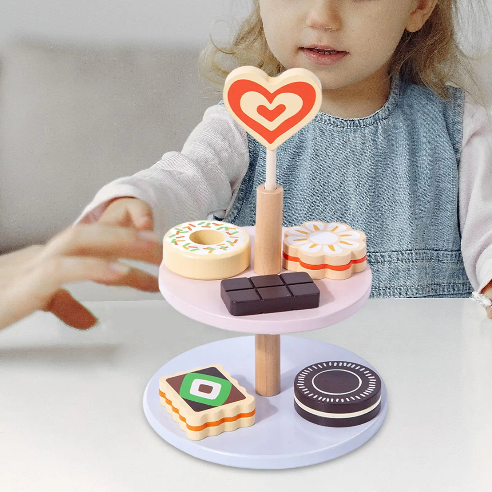 Kids Afternoon Tea Toy Developmental Toy Montessori Pretend Play Play Food Toys