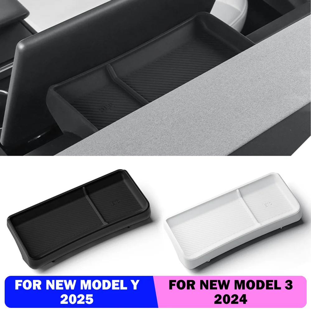 

For Tesla New Model 3 Highland 2024 and Model Y Launch 2025 Rear Screen Storage box Dashboard bracket Tissue Box Tray ECT Panel