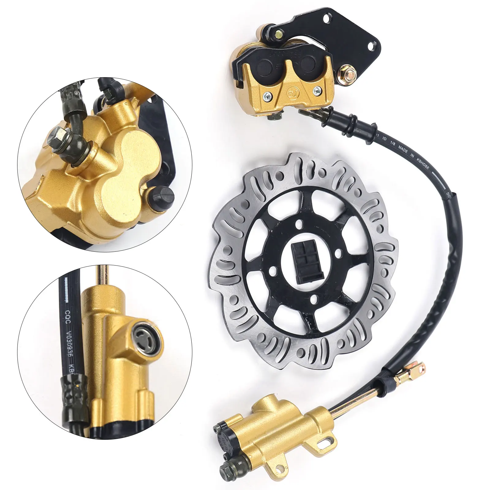 49-125ccm 4-stroke Hydraulic Brake Kit Rear Disc MotoCross Dirt Bike Pitbike Hydraulic Brake Kit