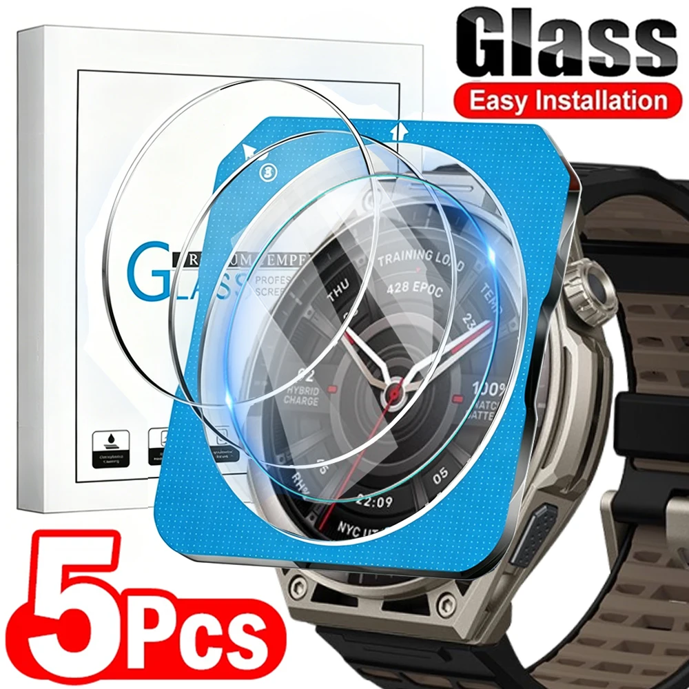 5-1Pcs Easy To Install Tempered Glass Screen Protector for Amazfit Balance Ultra 3 2 Anti-Scratch Protective Film for Balance3 2