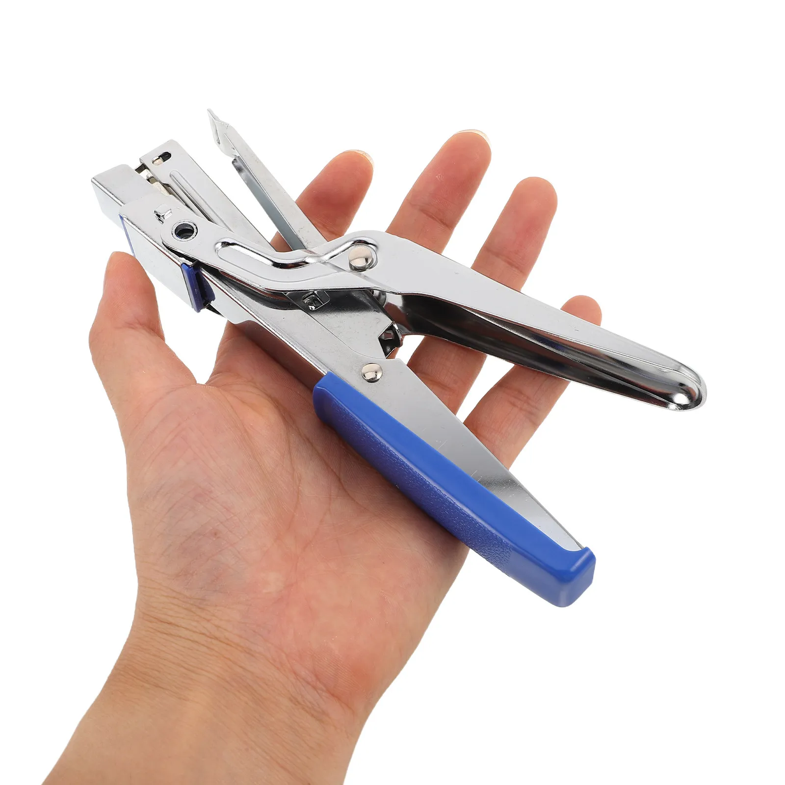 grampeador-de-mao-compacto-azul-de-alta-resistencia-com-design-ergonomico-para-uso-em-escritorio-e-escola-grampeamento-preciso-capacidade-para-10-folhas-facil-de-usar