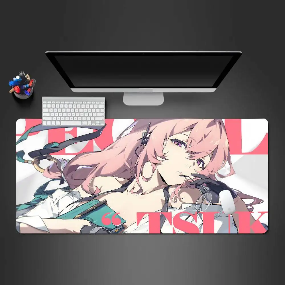Yanagi Anime Game Zenless Zone Zero Mousepad Non-slip Suitable For Office Computers Laptops E-sports Game Desk Mats XXL Keyboard