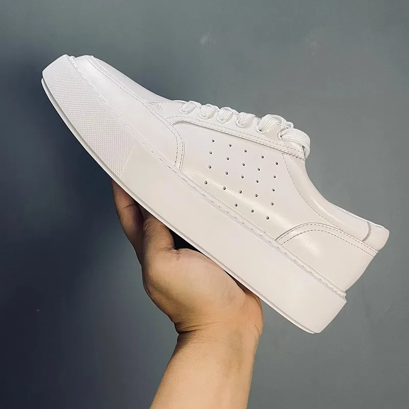 

Новые роскошные мужские туфли дерби на толстой подошве с круглым носком, модная молодежная спортивная обувь из натуральной кожи, мужские кроссовки на шнуровке