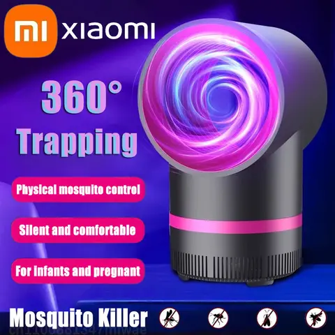 Xiaomi 모기 킬러 램프 전기 플라이 트랩 Insectkiller USB 플러그인 램프 야외 휴대용 음소거 모기 방지 램프 곤충 1