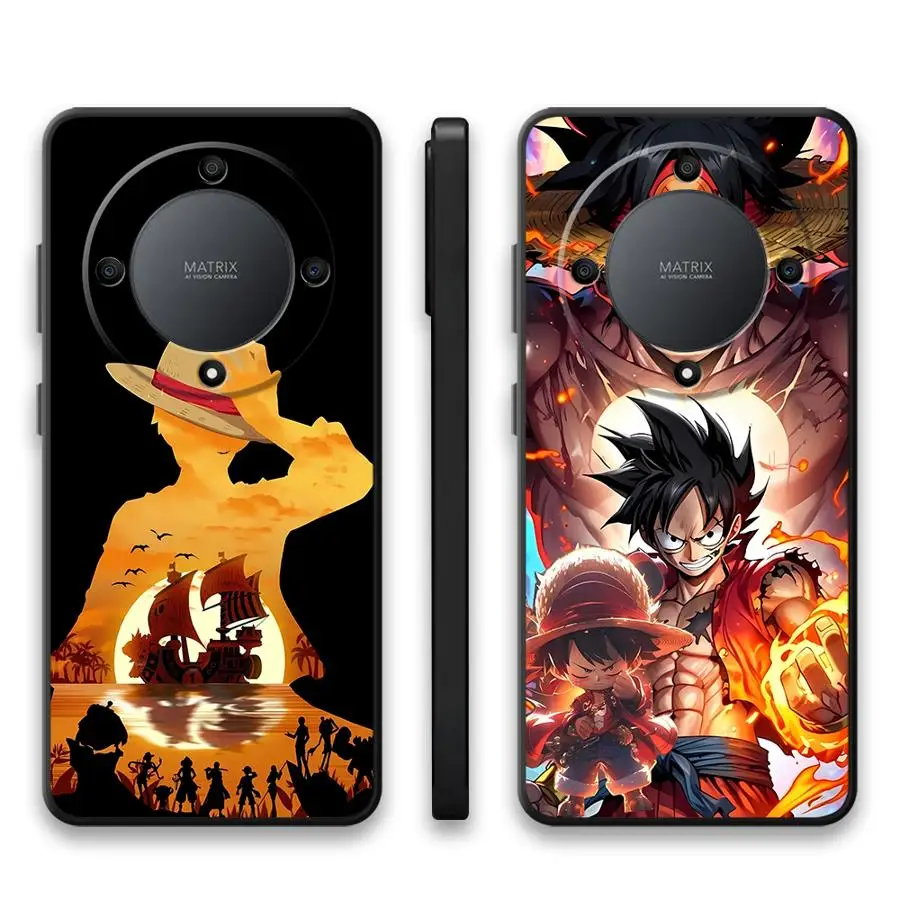 Funda suave Luffy de una pieza para Honor X6a X8c X9a X7b X8 X8b 70 X9b X6 X7c 90 Pro Magic5 Lite X7 X9c 8X X5b X8a