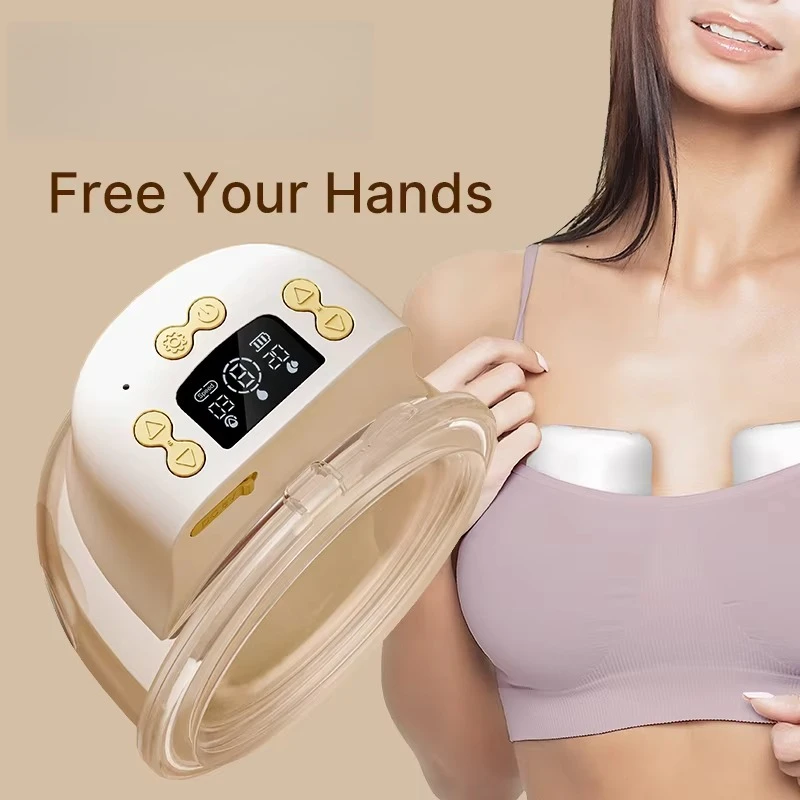 Factory Wholesale Hot Selling W2 Breast Pumps OEM / ODM 2000m Large Capacity Wearable Electric Hands-free Breast Pumps