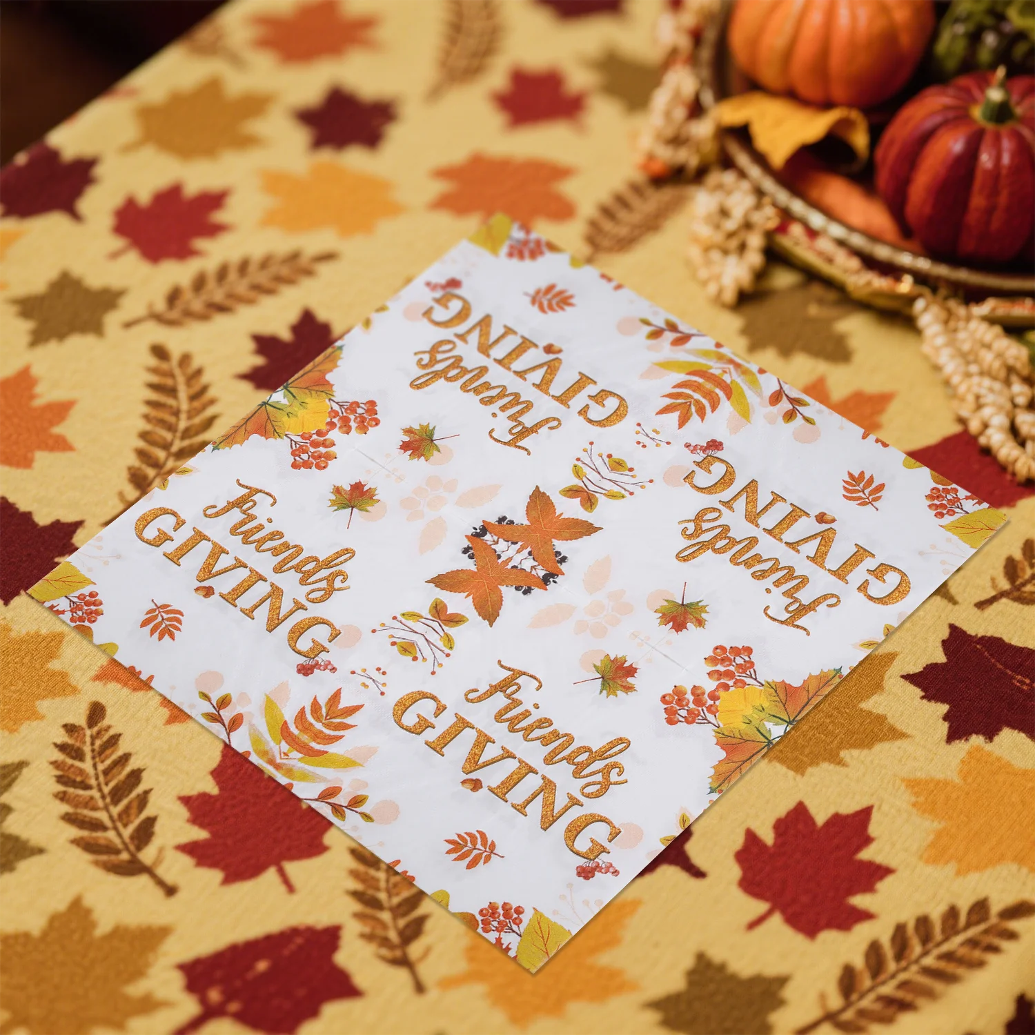 Рисунок 6 - осенние салфетки из чистой древесной массы 33x33 см