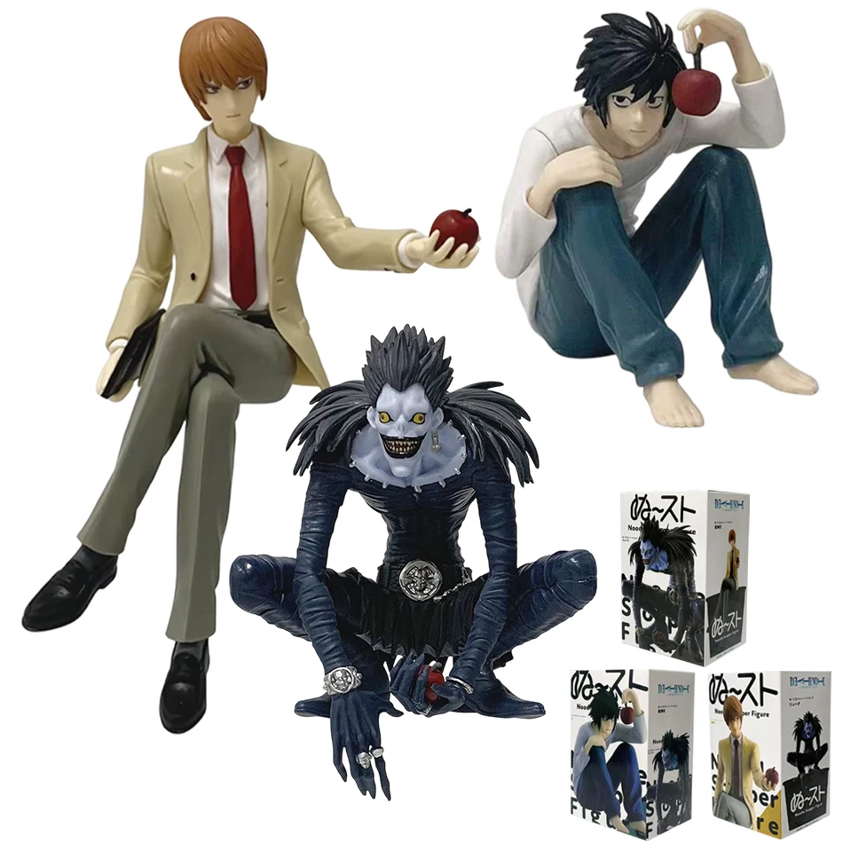 Death Note Anime-Charakter Yagami Light / L / Ryuuk Actionfigur PVC-Sammlerstück Skulptur Modell Spielzeug Halloween Weihnachtsgeschenke