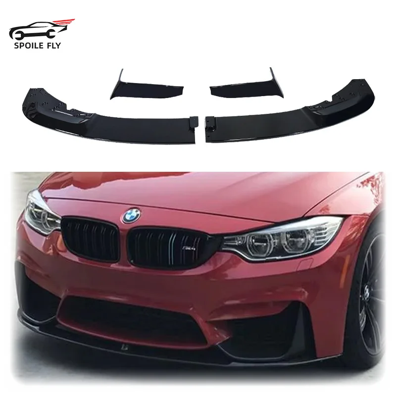 

2014-2020 для BMW 4 серии F32 F33 F36 430i 435i 440i M4, бампер, преобразование M Performance Style, передний разделитель губ, диффузор