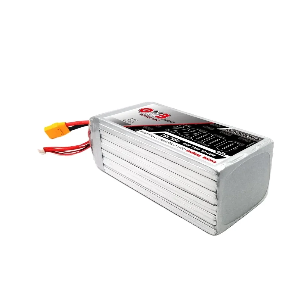 22000mah 6S 22.2V 25C 50C HV LiHV high voltage LiPo battery agriculture quadcopter GNB XT90 XT150