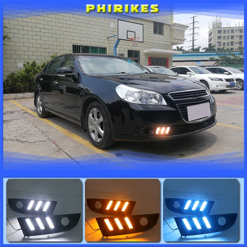 

2PCS For Chevrolet Epica 2007-2012 White yellow blue LED Fog Lamps Daytime Running Light DRL