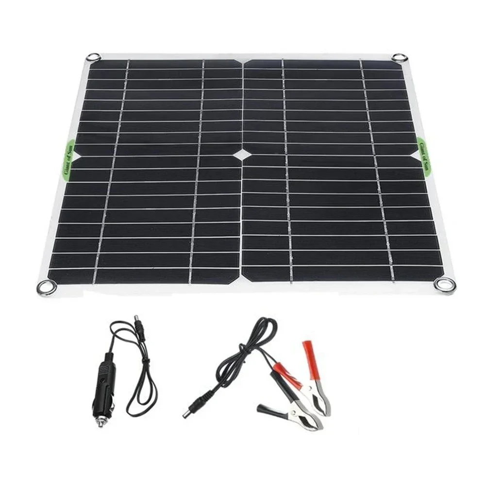 Monocrystalline Silicon Solar Panel Kit  200 Watts  Efficient Power Generation  Suitable for Black Color Scheme