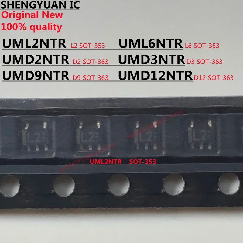 50 stücke uml2ntr uml2 n tr l2 uml6ntr uml6 n tr l6 sot-353 umd3ntr umd3 n tr d3 umd2ntr umd2 n tr d2 umd9ntr d9 umd12ntr umd12 d12