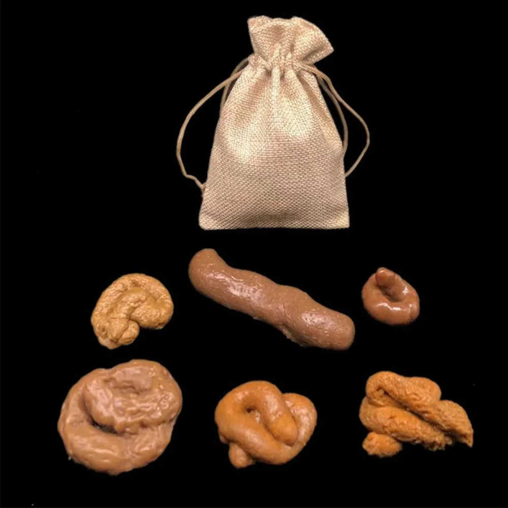 6 قطعة/المجموعة أنبوب المزحة لعبة مضحك لعبة محاكاة أنبوب أنبوب اللعب الجدة وهمية براز اللعب أشكال مختلفة لعيد الهالوين يوم كذبة أبريل #4