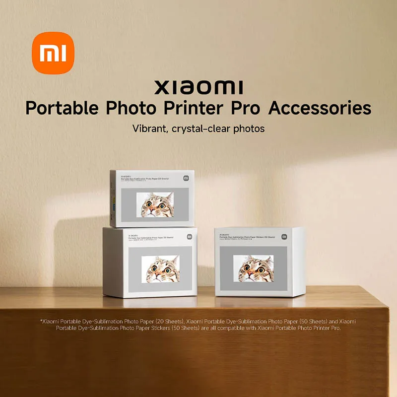 Портативный фотопринтер Xiaomi pro Аксессуары Портативный фотопринтер pro Аксессуары Xiaomi