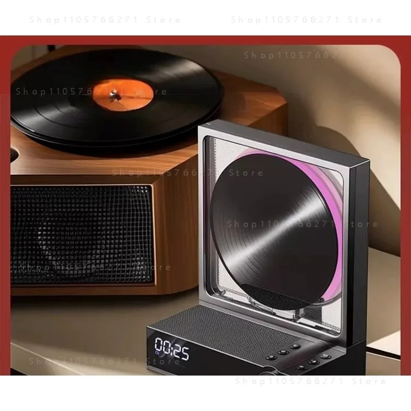 Bluetooth speaker, disc, disc, music disc, record player, stereo integrated