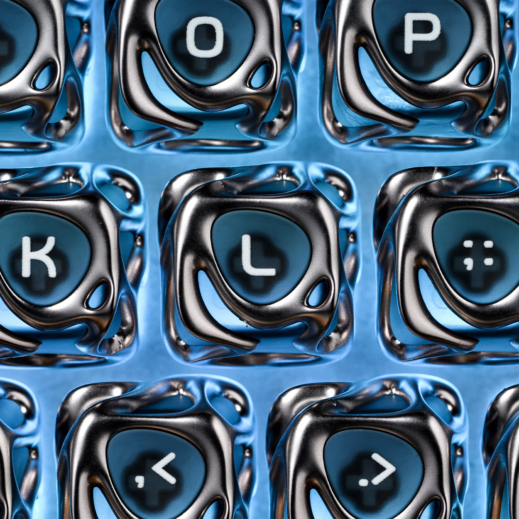 XVX Personality Venom Keycap Metal Texture Hollowed-out Fog Penetrating Personalized Creative Transparent Keycap ABS+PC 61 Keys - view 6