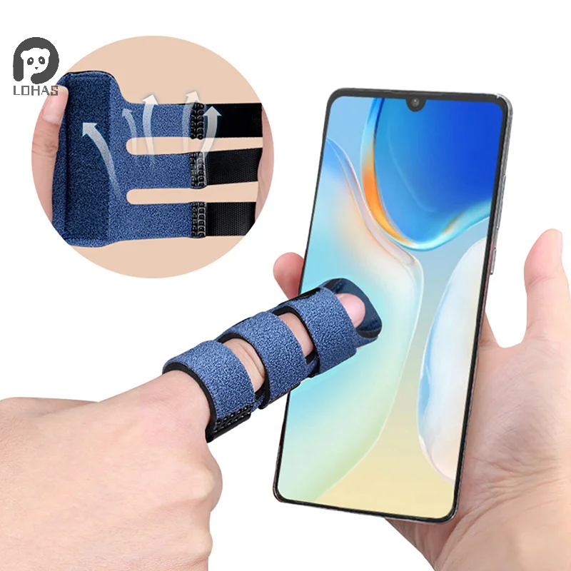 指スプリント矯正サポート、痛み緩和、トリガーフィンガー固定スプリント、矯正ブレース、調整可能、捻挫、脱臼、骨折用