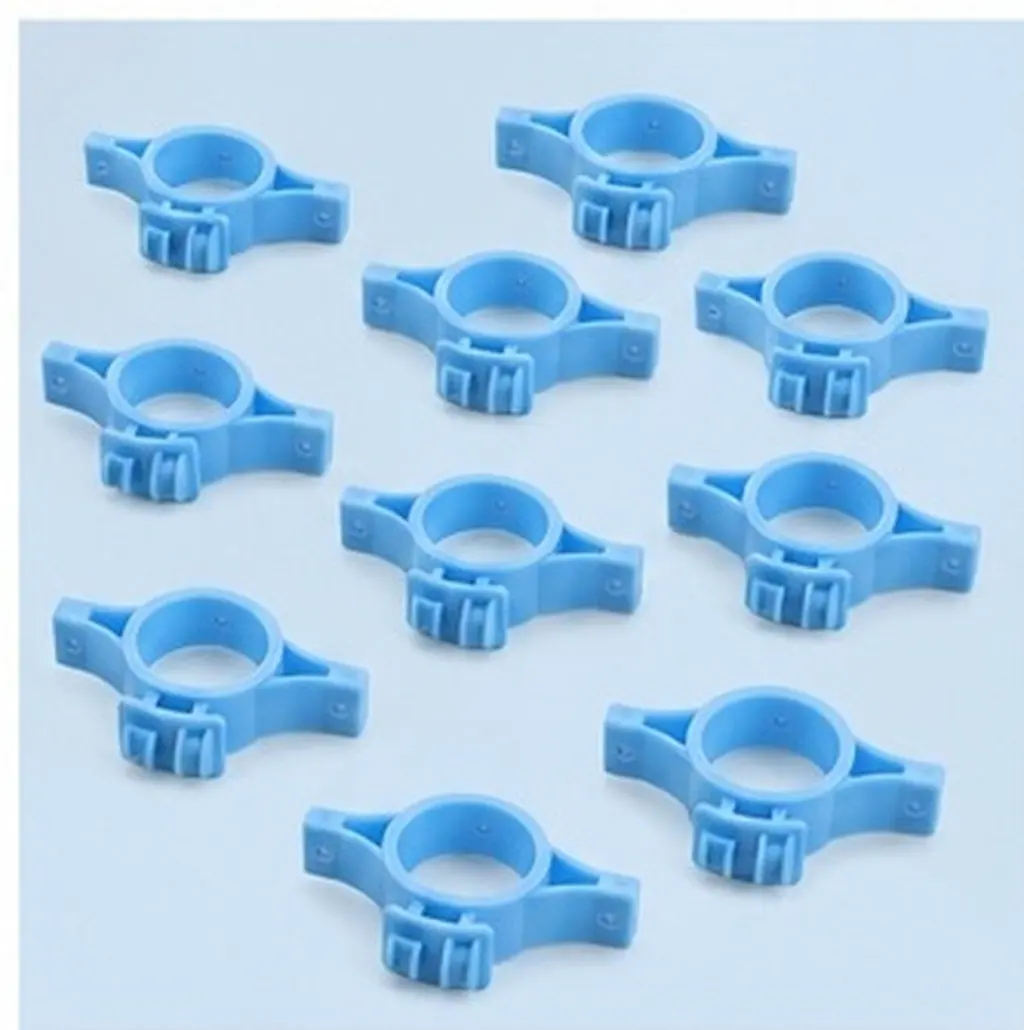 32mm Universal Electric Fence Ring Insulators – 20pcs Clamp-On, No Drilling Needed for Farm & Industrial Use