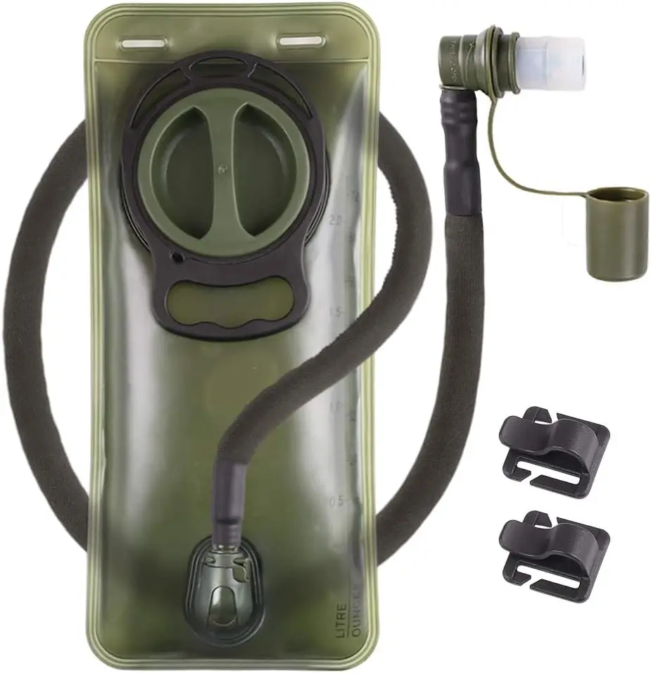 

2L Hydration Bladder for Hiking Backpack, Leak-Proof Water Reservoir with Insulated Tube, Outdoor Camping Running Cycling