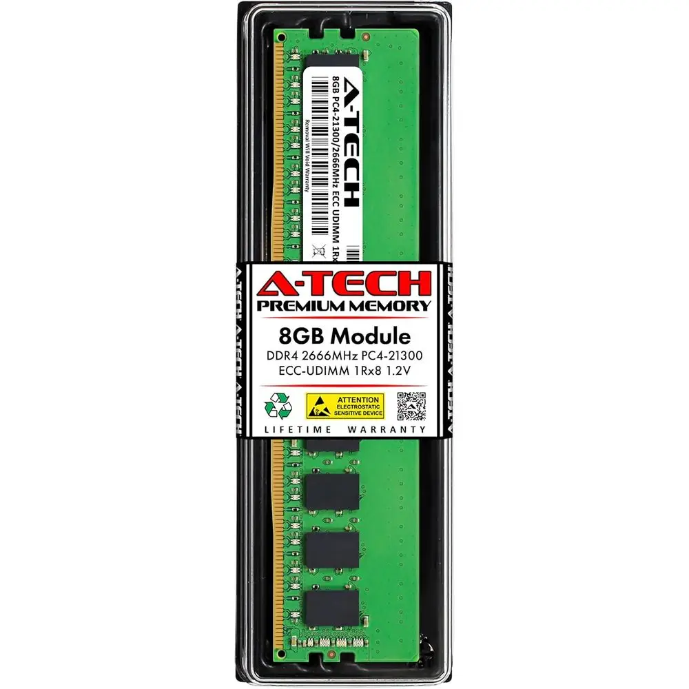 

Запасная память 8 ГБ или KTD-PE426E/8G | Серверная память DDR4 2666 МГц PC4-21300 1Rx8 1.2V ECC UNBUERED