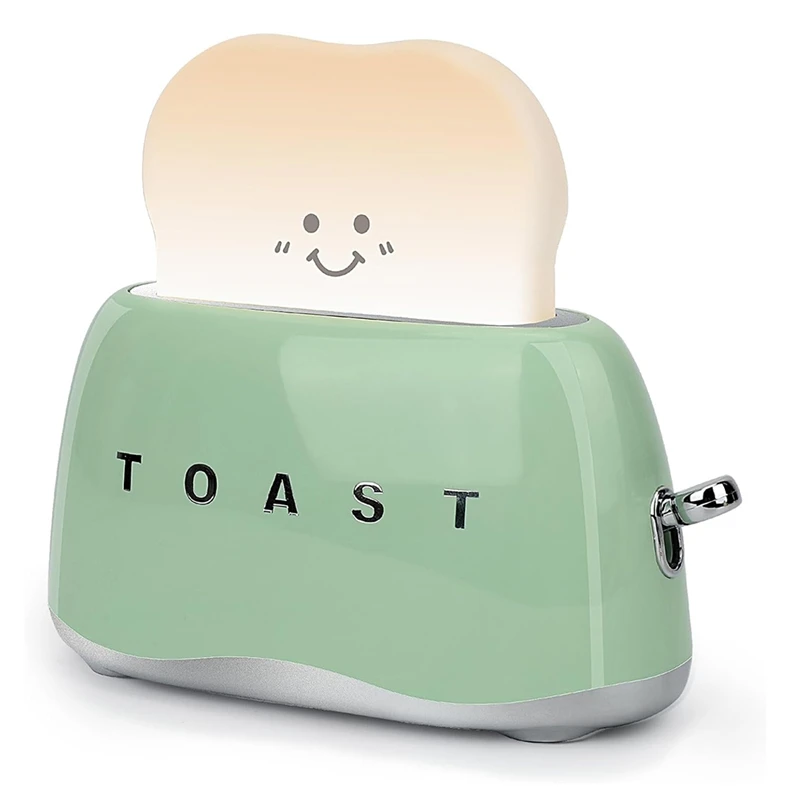 

A26I-Retro Decor Toaster Lamp,Retro Toaster Shape Desk Decoration Gifts For Teens Teenages Tweens Women