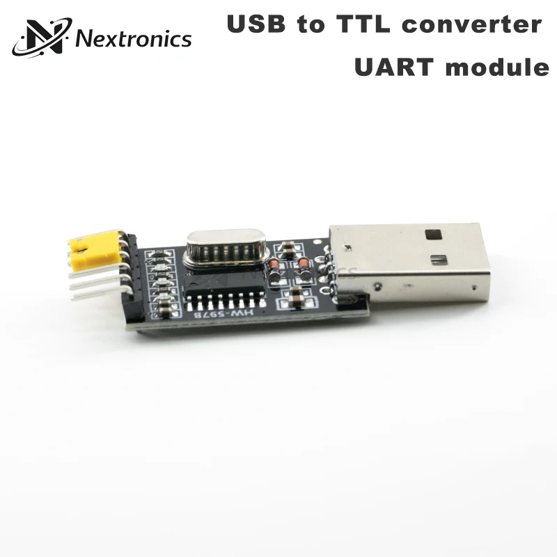 1/3/5PCS CH340G CH340 USB to TTL UART Module 3.3V/5V Switch USB to Serial Converter STC Microcontroller Download Cable