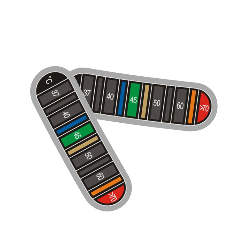 

Portable Water Coffee Discoloration Thermometer 0-70 Celsius Cup Kettle Color Change Temperature Tester Waterproof Sticker